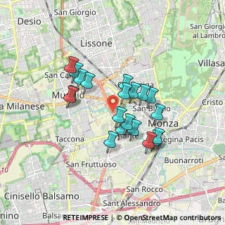 Mappa Via Chienti, 20900 Monza MB, Italia (1.406)