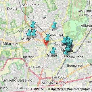 Mappa Via Chienti, 20900 Monza MB, Italia (1.776)