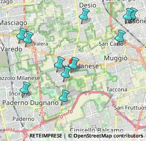 Mappa Via Piave, 20834 Nova milanese MB, Italia (2.33)