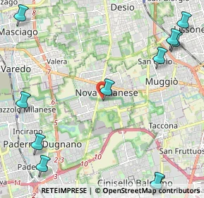 Mappa Via Piave, 20834 Nova milanese MB, Italia (3.21727)
