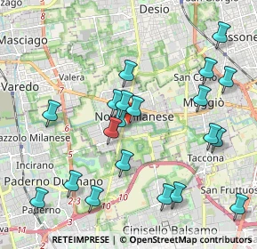 Mappa Via Piave, 20834 Nova milanese MB, Italia (2.178)