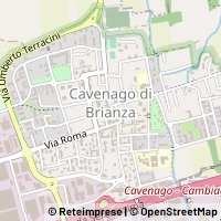 Kartta Cavenago di Brianza