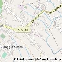 Map Ronco Biellese