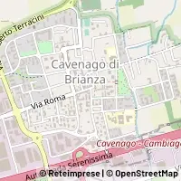 Map Cavenago di Brianza