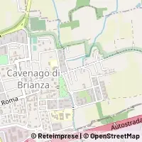 Kaart Cavenago di Brianza