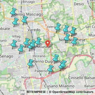 Mappa Via Cascina Sant'Angelo, 20030 Paderno Dugnano MI, Italia (2.308)