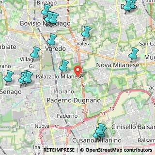 Mappa Via Cascina Sant'Angelo, 20030 Paderno Dugnano MI, Italia (3.25947)