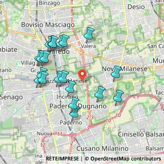 Mappa Via Cascina Sant'Angelo, 20030 Paderno Dugnano MI, Italia (1.969)
