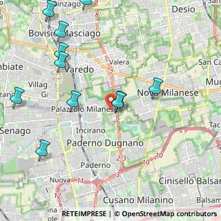 Mappa Via Cascina Sant'Angelo, 20030 Paderno Dugnano MI, Italia (2.50636)