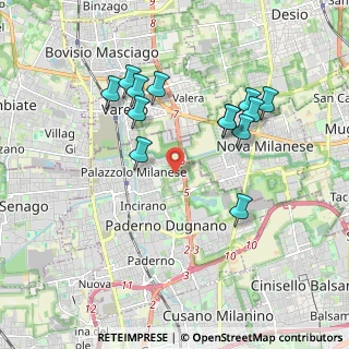 Mappa Via Cascina Sant'Angelo, 20030 Paderno Dugnano MI, Italia (1.83615)