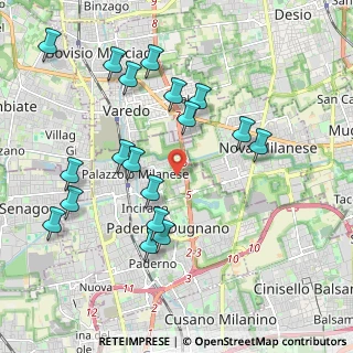 Mappa Via Cascina Sant'Angelo, 20030 Paderno Dugnano MI, Italia (2.10889)