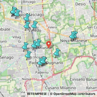 Mappa Via Cascina Sant'Angelo, 20030 Paderno Dugnano MI, Italia (2.34688)