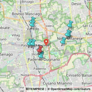 Mappa Via Cascina Sant'Angelo, 20030 Paderno Dugnano MI, Italia (1.74636)