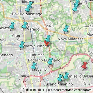 Mappa Via Cascina Sant'Angelo, 20037 Paderno Dugnano MI, Italia (3.13625)