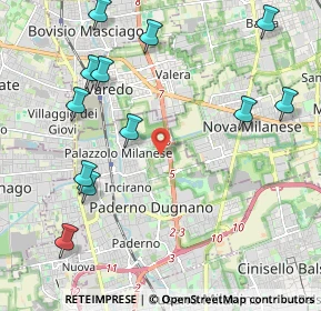 Mappa Via Cascina Sant'Angelo, 20037 Paderno Dugnano MI, Italia (2.51)