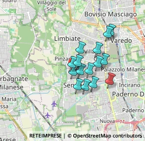 Mappa Via Eugenio Montale, 20030 Senago MI, Italia (1.22)
