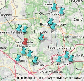 Mappa Via Eugenio Montale, 20030 Senago MI, Italia (4.475)