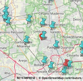 Mappa Via Eugenio Montale, 20030 Senago MI, Italia (5.9095)