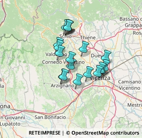 Mappa Via Trento, 36070 Castelgomberto VI, Italia (10.4835)