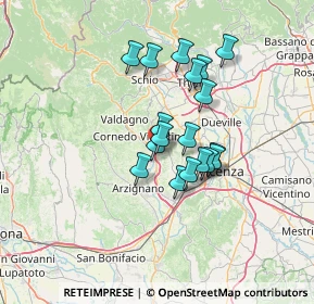 Mappa Via Trento, 36070 Castelgomberto VI, Italia (10.36389)