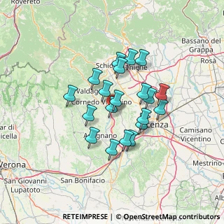 Mappa Via Trento, 36070 Castelgomberto VI, Italia (10.582)