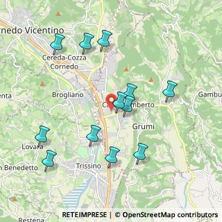 Mappa Via Trento, 36070 Castelgomberto VI, Italia (2.00167)
