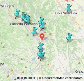 Mappa Via Trento, 36070 Castelgomberto VI, Italia (3.94923)