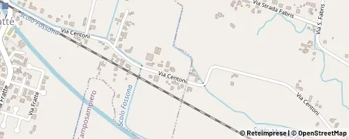 Mappa Santa Giustina in Colle