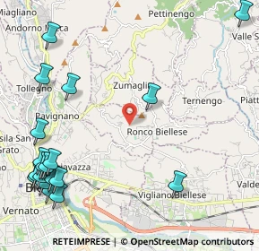 Mappa 13845 Biella BI, Italia (3.03947)