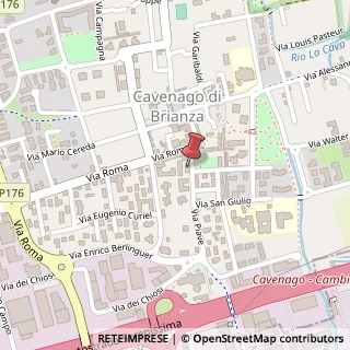Mappa Via Piave, 8, 20873 Cavenago di Brianza, Monza e Brianza (Lombardia)