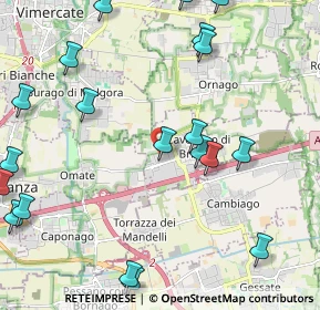 Mappa Piazza Alessandro Volta, 20873 Cavenago di Brianza MB, Italia (2.782)