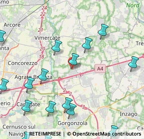 Mappa Piazza Alessandro Volta, 20873 Cavenago di Brianza MB, Italia (5.88118)