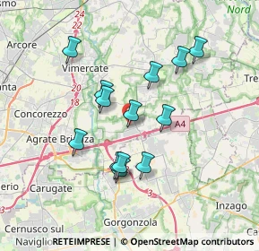 Mappa Piazza Alessandro Volta, 20873 Cavenago di Brianza MB, Italia (3.12231)