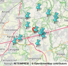 Mappa Piazza Alessandro Volta, 20873 Cavenago di Brianza MB, Italia (3.40923)