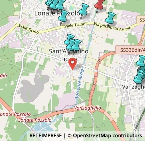 Mappa Via Vecchia per Castano, 21015 Lonate Pozzolo VA, Italia (1.3985)