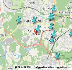 Mappa Via Vecchia per Castano, 21015 Lonate Pozzolo VA, Italia (2.36615)