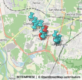 Mappa Via Vecchia per Castano, 21015 Lonate Pozzolo VA, Italia (1.05533)