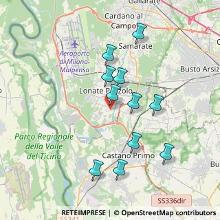 Mappa Via Reno, 21015 Lonate Pozzolo VA, Italia (3.51818)