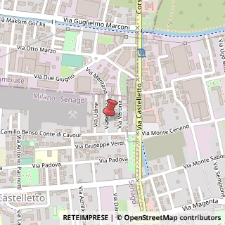 Mappa Via Vicenza,  10, 20030 Senago, Milano (Lombardia)