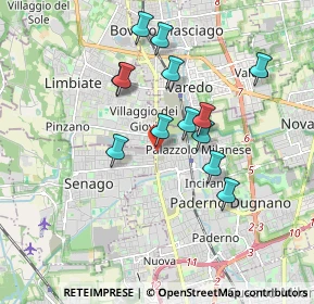 Mappa SP 44 EX Strada Statale 35 dei Giovi, 20037 Paderno Dugnano MI (1.57769)