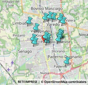 Mappa SP 44 EX Strada Statale 35 dei Giovi, 20037 Paderno Dugnano MI (1.38778)