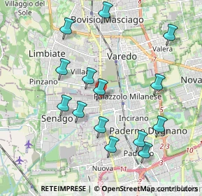 Mappa SP 44 EX Strada Statale 35 dei Giovi, 20037 Paderno Dugnano MI (2.02)