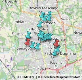 Mappa SP 44 EX Strada Statale 35 dei Giovi, 20037 Paderno Dugnano MI (1.207)