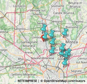 Mappa SP 44 EX Strada Statale 35 dei Giovi, 20037 Paderno Dugnano MI (6.23545)