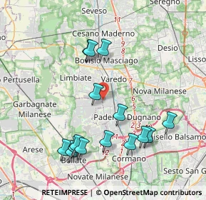 Mappa SP 44 EX Strada Statale 35 dei Giovi, 20037 Paderno Dugnano MI (4.08133)