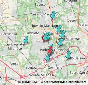 Mappa SP 44 EX Strada Statale 35 dei Giovi, 20037 Paderno Dugnano MI (2.70417)