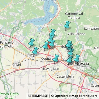 Mappa Via Solferino, 25050 Paderno Franciacorta BS, Italia (5.82143)