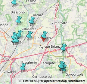 Mappa Via Don Luigi Orione, 20863 Concorezzo MB, Italia (4.99786)