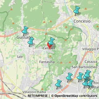 Mappa Via Manzoni, 25060 Cellatica BS, Italia (3.28909)
