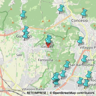 Mappa Via Manzoni, 25060 Cellatica BS, Italia (3.01412)